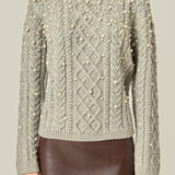 Pearl Cable Sweater