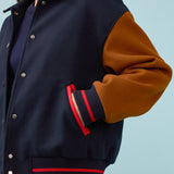 Colorblock Bomber Jacket