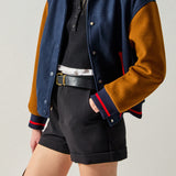 Colorblock Bomber Jacket