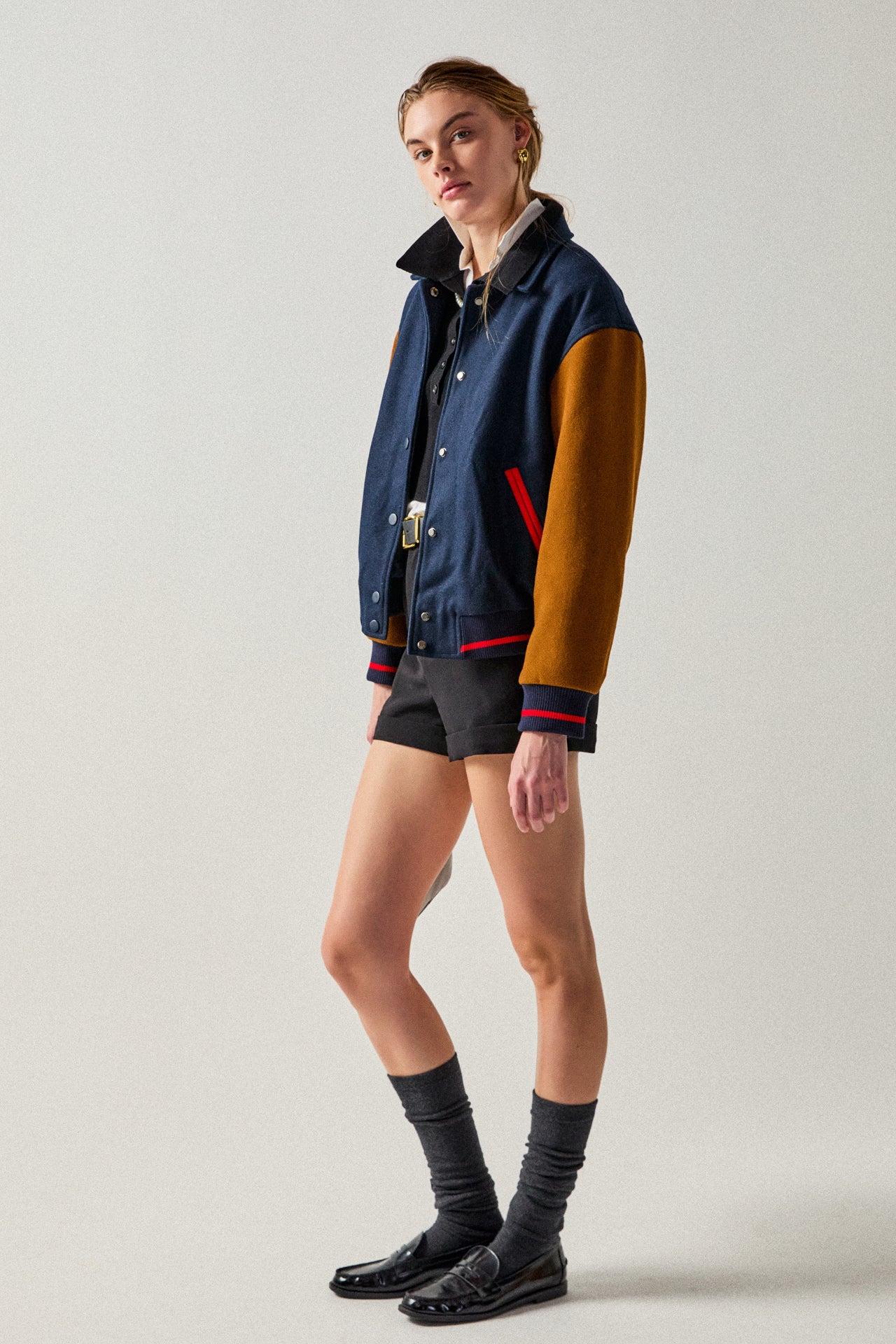 Colorblock Bomber Jacket – English Factory