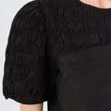 Front Cut-out Smocked Top