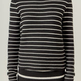 Round-Neck Striped Sweater