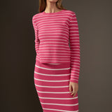 Round-neck Striped Sweater