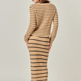 Round-Neck Striped Sweater