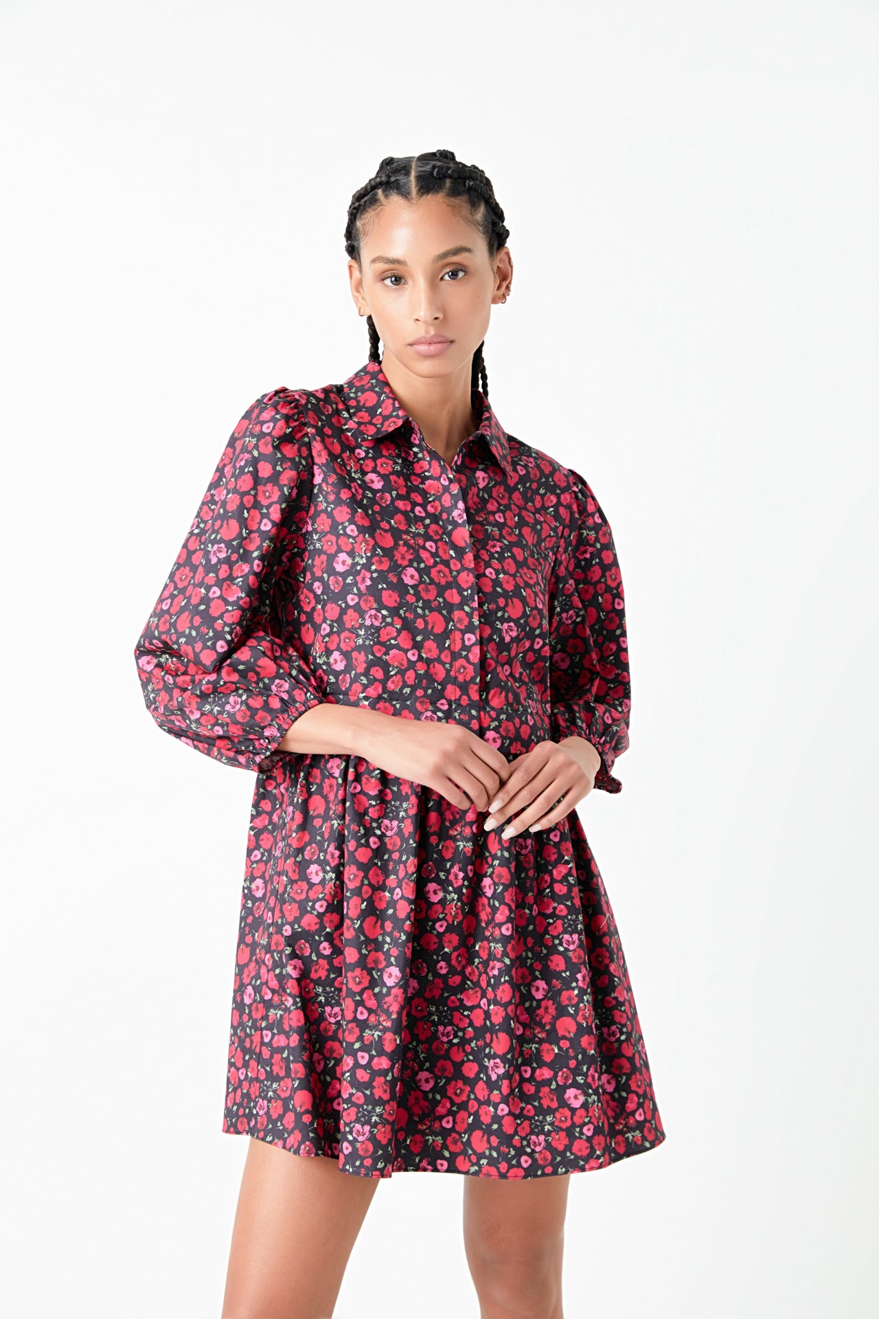 english factory floral mini dress English Factory