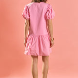 Knit Woven Mixed Dress