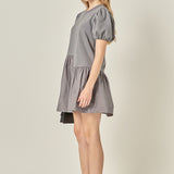 Knit Woven Mixed Dress