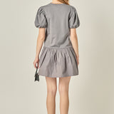 Knit Woven Mixed Dress