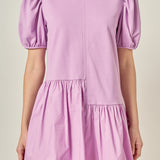 Knit Woven Mixed Dress