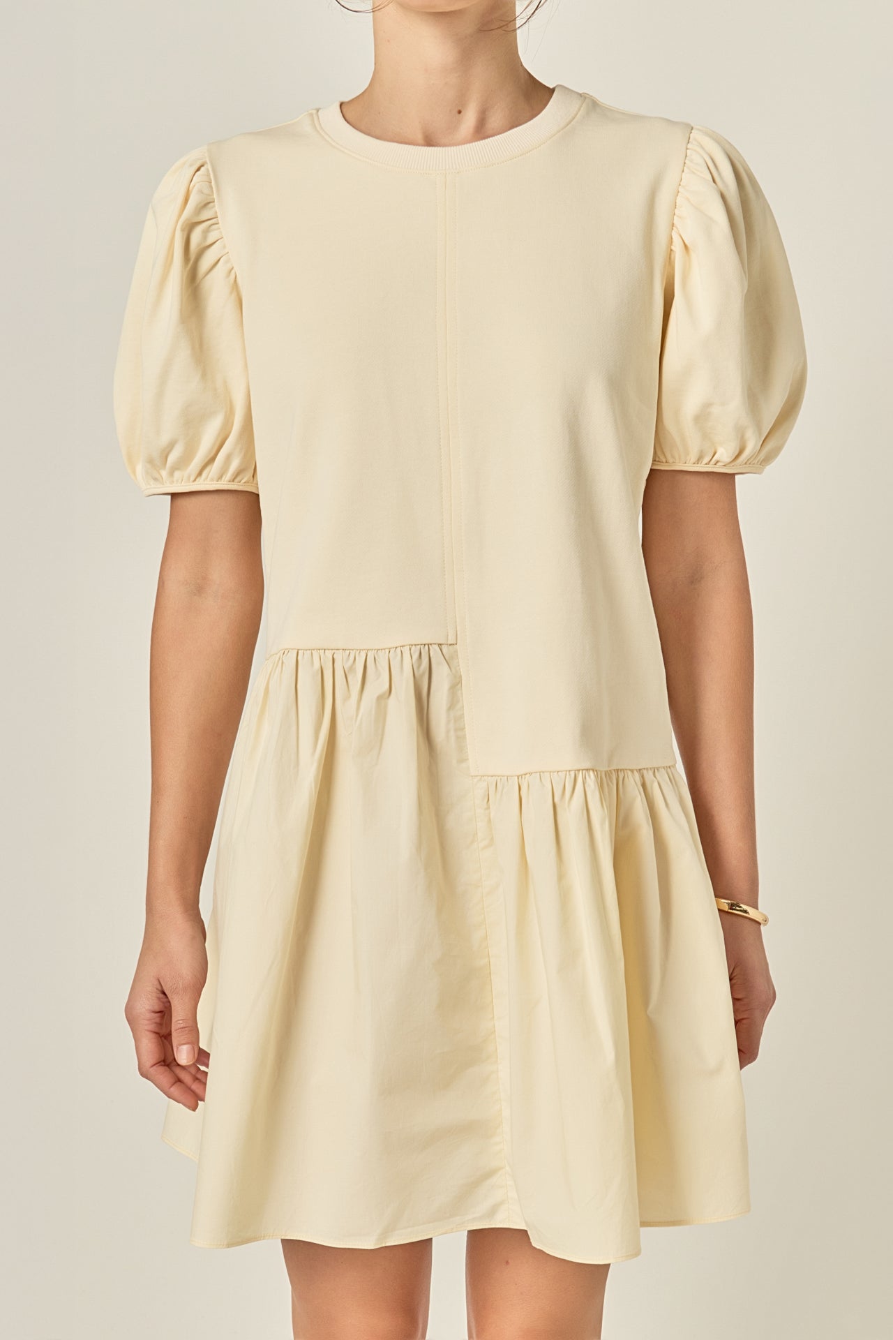 Trois Logo Knit Mini Dress beige Mサイズ Trois Logo Knit Mini Dress 【beige M】