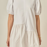 Knit Woven Mixed Dress