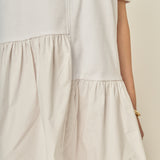 Knit Woven Mixed Dress