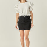 Ruched Puff Sleeve Top