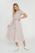 Load image into Gallery viewer, Multi Stripe Midi Dress
