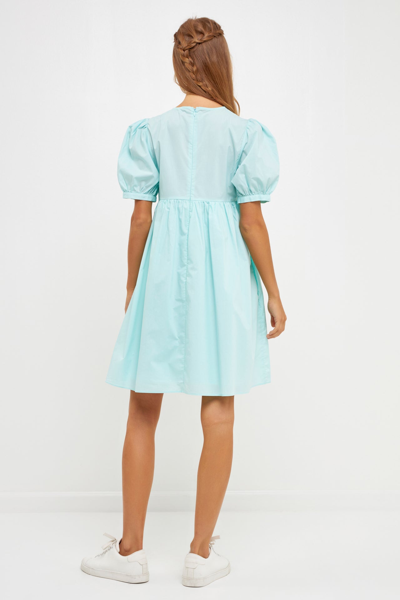 Puff Sleeve Babydoll Dress – English Factory