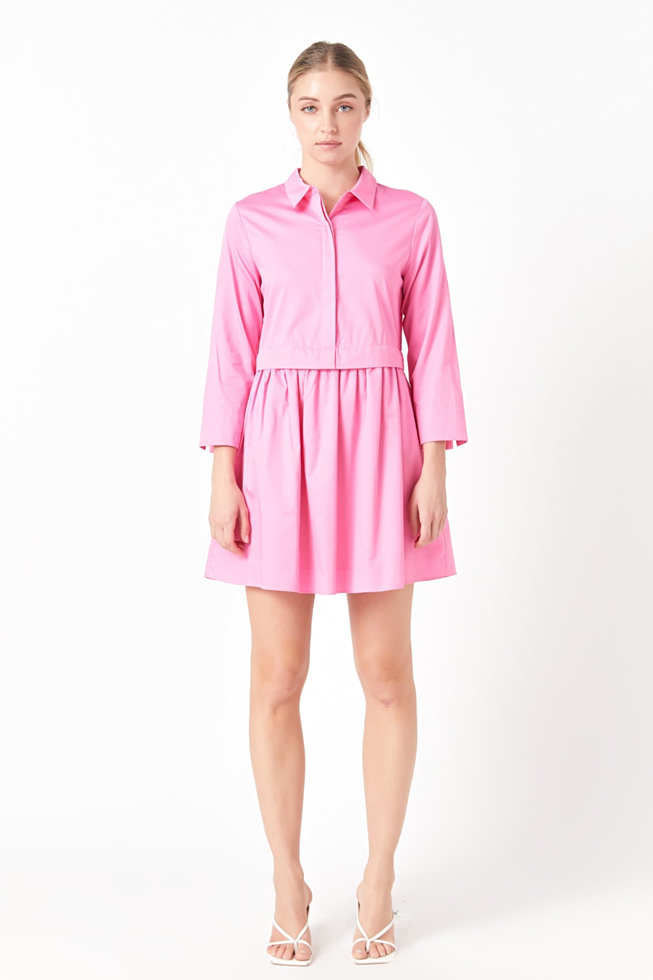 english factory layered sweater dress Layered Sweater Dress English Factory