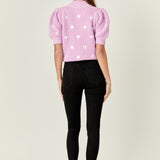 Embroidered Heart Sweater