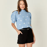 Embroidered Heart Sweater