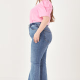 Short Puff Sleeve Knit Top- Sold Out