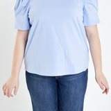 Short Puff Sleeve Knit Top- Sold Out