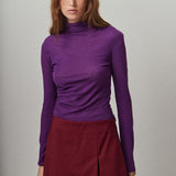 Slit Detail High-Waisted Skort