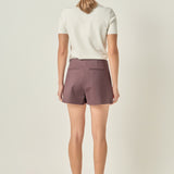 Slit Detail High-Waisted Skort