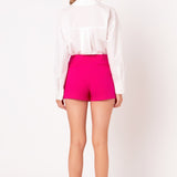 Slit Detail High-Waisted Skort
