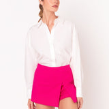 Slit Detail High-Waisted Skort