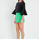 Slit Detail High-Waisted Skort