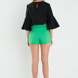 Slit Detail High-Waisted Skort