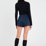 Slit Detail High-Waisted Skort