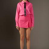Slit Detail High-Waisted Skort