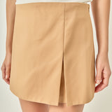 Slit Detail High-Waisted Skort