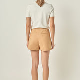 Slit Detail High-Waisted Skort