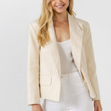 One Button Blazer