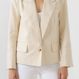 One Button Blazer