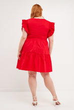 Load image into Gallery viewer, Ruffled Babydoll Mini Dress
