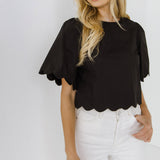 Scallop Edge Top