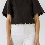 Scallop Edge Top