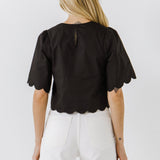 Scallop Edge Top