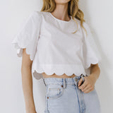 Scallop Edge Top