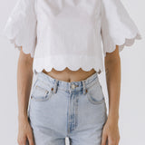 Scallop Edge Top