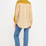 Mixed Media Cardigan