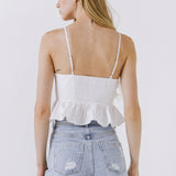 Ruffled Tank Top