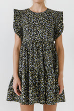 Load image into Gallery viewer, Floral Ruffled Babydoll Dress
