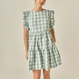 Gingham Mini Dress