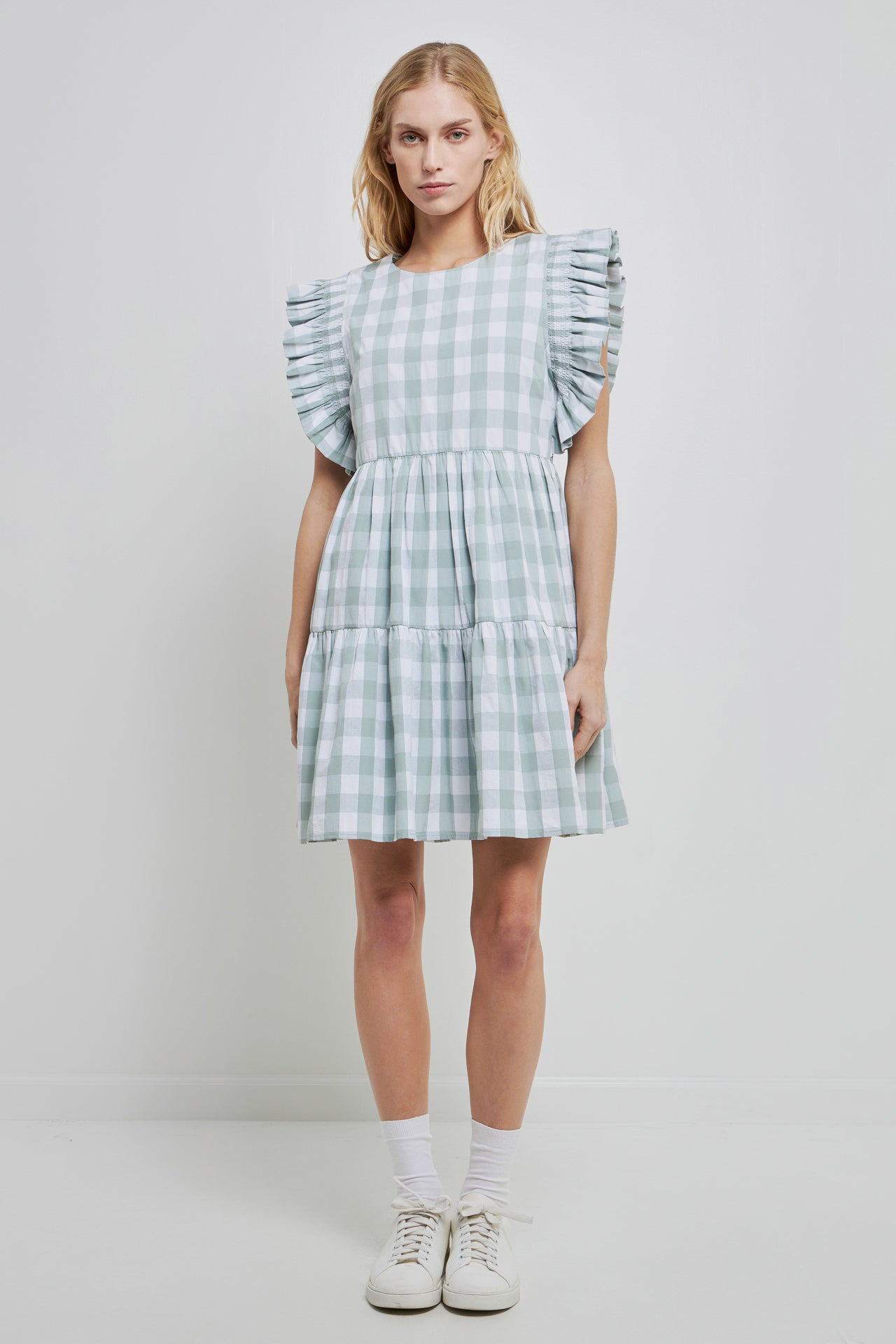 Gingham Mini Dress – English Factory