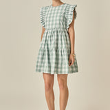 Gingham Mini Dress