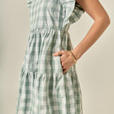 Gingham Mini Dress
