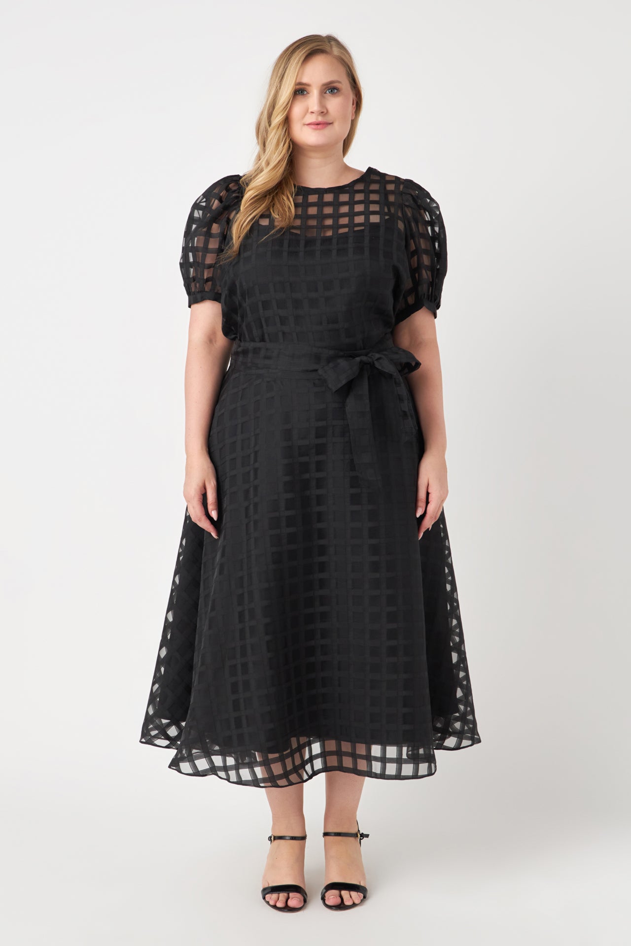 Flare Dress Plus Size Fit And Flare Skirt Plus Size Plaid Organza Fit Flare Midi Skirt Flare Dress Plus Size Fit And Flare Skirt Plus Size Plaid Organza Fit Flare Midi Skirt